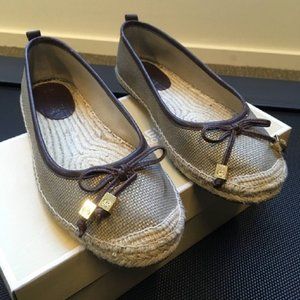 Michael Kors Brown Meg Espradrille Flats